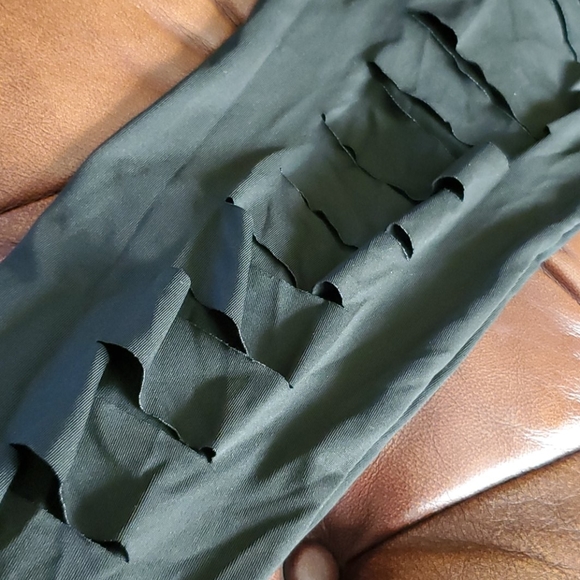 Skull Destruction Leggings Pant Skeleton Halloween - Picture 4 of 8